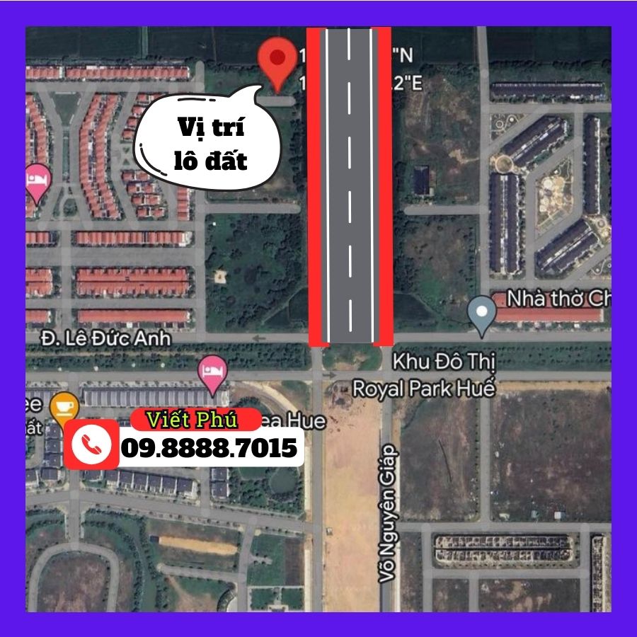 Đón Đầu Quy Hoạch. Cơ Hội Đầu Tư Sinh Lời với Lô Đất Sát Đường 100m Võ Nguyên Giáp