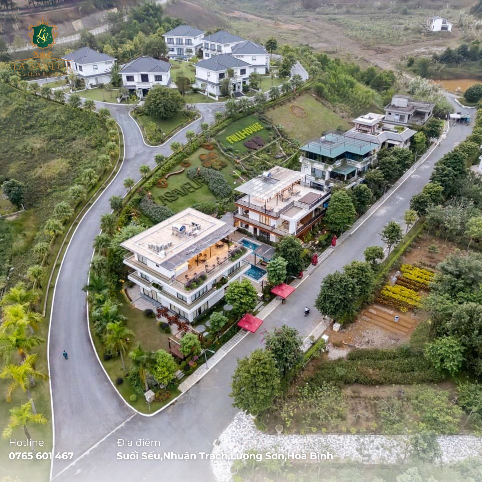 Nhượng lại căn villa La Saveur Hòa Bình giá 13,2 tỷ đã xây thô hoàn thiện ngoài
