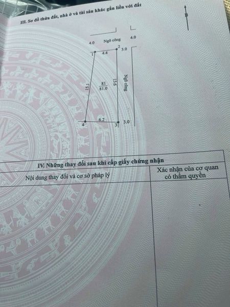 Cần Bán Đất 81m2, nhỉnh 2.x tỷ, giáp TL 419, Đại Yên, tk6, ô góc đường ô tô đánh võng vòng quanh đất.