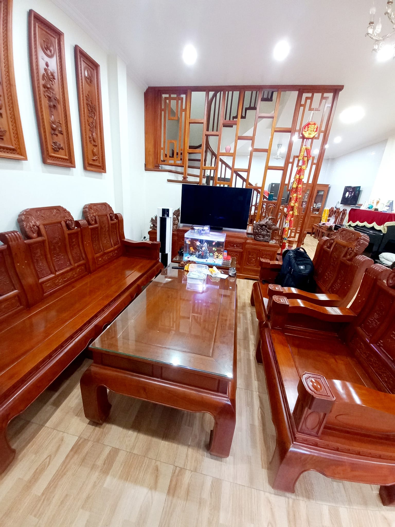 (TỰ XÂY) Bán nhà Trúc Khê Nguyên Hồng 45mx5T 6PN 6 ty siêu thoáng 40m ra oto ngõ to an ninh 24/7 Đống Đa