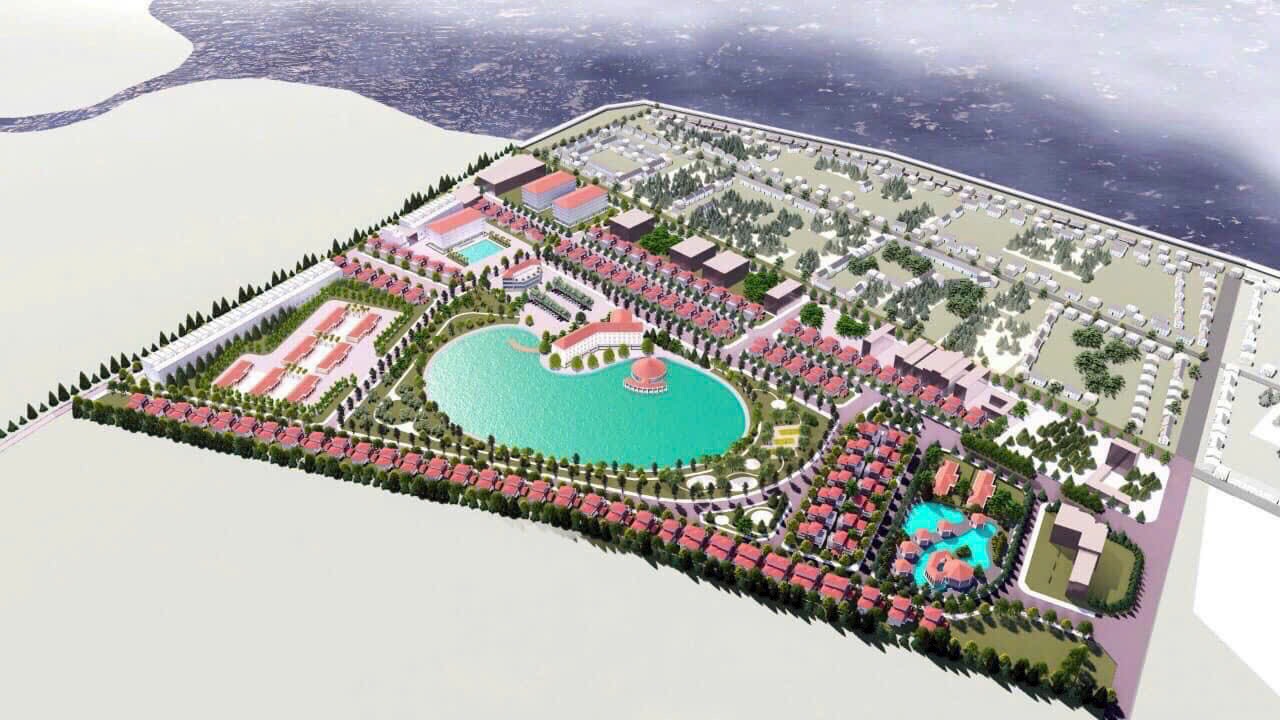 Bán BT Mặt Hồ,1,7tỷ : 340m 2 xây thô khu Bắc Hà tt Quất Lâm, Nam Định