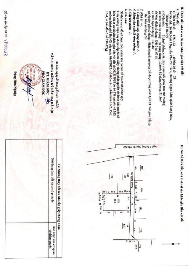 CHÍNH CHỦ BÁN NHÀ NGUYỄN VĂN CỪ - PHƯỜNG NGỌC LÂM - LONG BIÊN - HÀ NỘI