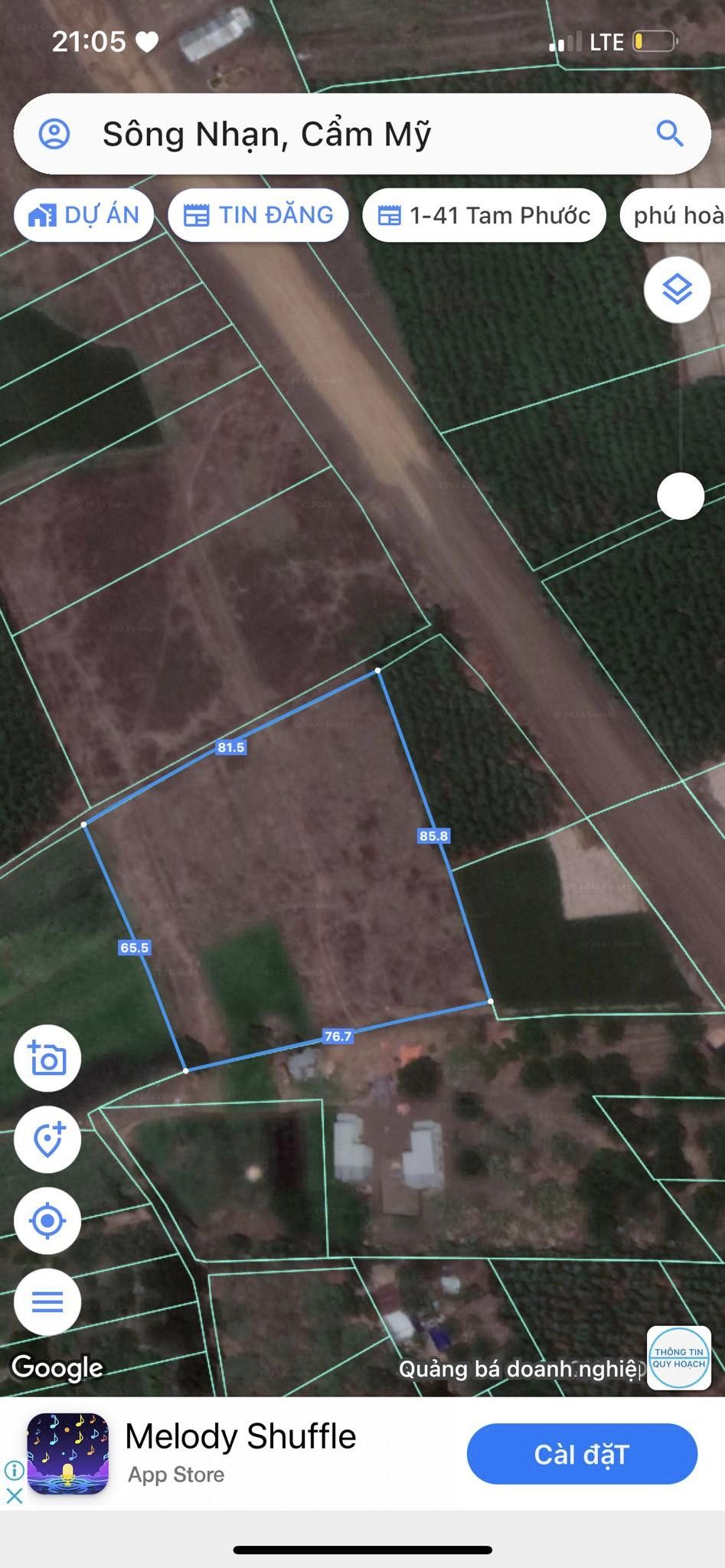 Bán Nhanh Mieng Đất Mặt Tiền Hương Lộ 10, Sông Nhạn, Cẩm Mỹ, Đồng Nai