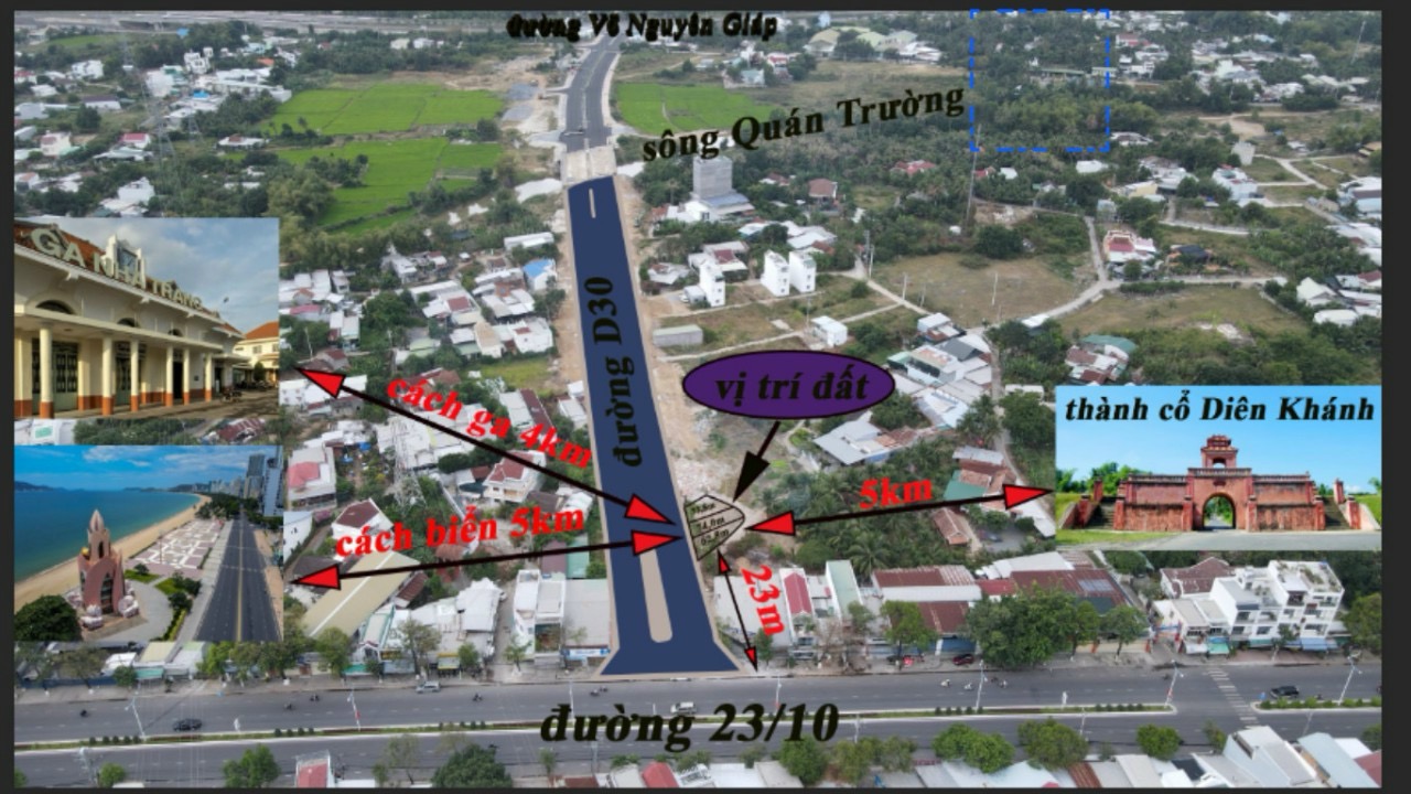 Bán lô góc 2 mặt đường D30 kết nối Võ Nguyên Giáp - 23/10