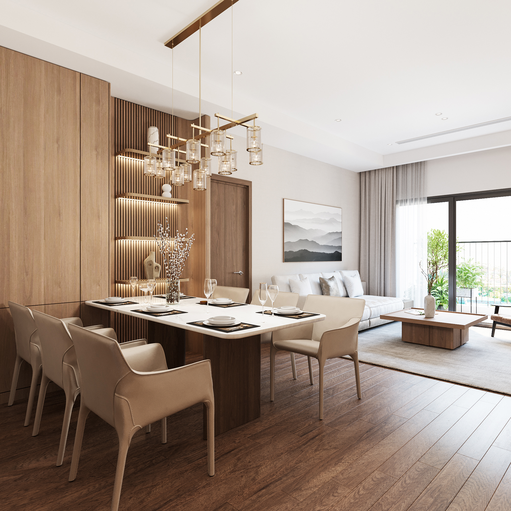 Chỉ 45tr/m2 + quà tặng 400 triệu tại The Wisteria - 4PN + 3logia - 10 phút đến Mỹ Đình, Cầu Giấy