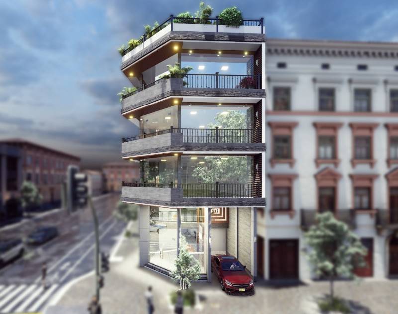 Tòa nhà mới 100% - Góc 2 MT đường Giải Phóng - 350m2 - gần sân bay