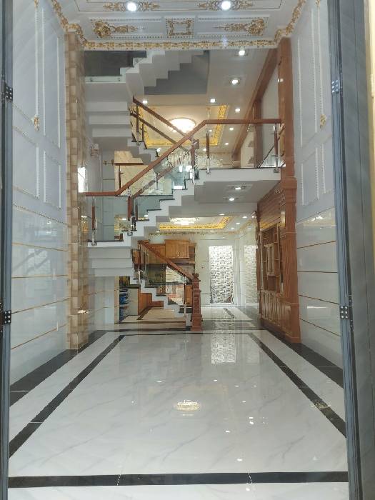 NHÀ 5 TẦNG MỚI ĐẸP - HXH 6M - KHU PHÂN LÔ NHÀ CAO TẦNG - VÀI PHÚT QUA AEON MALL - 57M2 - SỔ VUÔNG VỨC - 6.3 TỶ TL