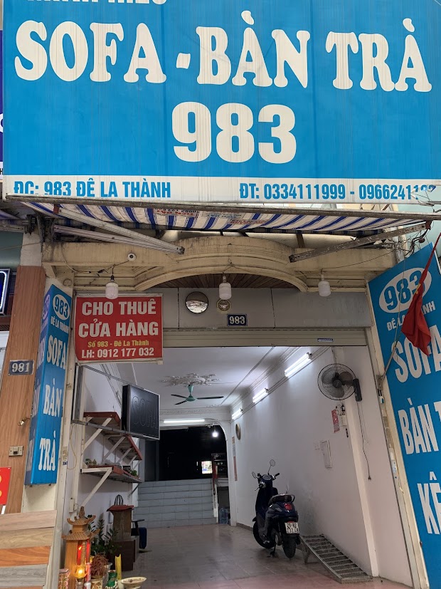 (Chính chủ) Cho thuê Cửa hàng tại 983 Đường la thành, Ngọc khánh, Ba đình, HN