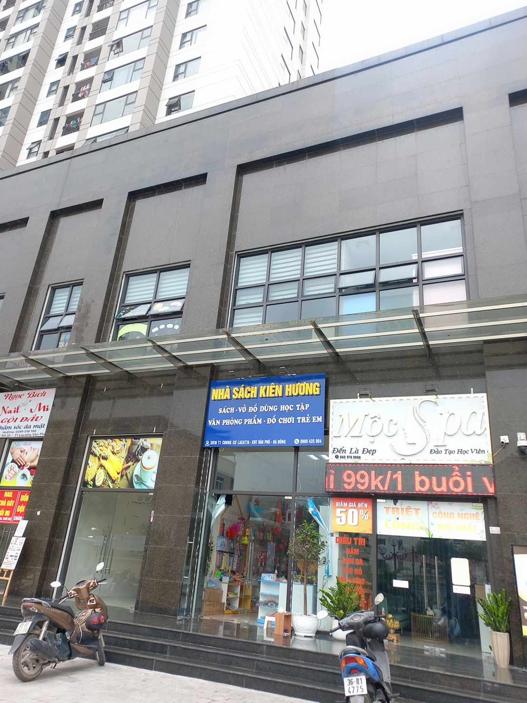 SANG NHƯỢNG NHÀ SÁCH VỊ TRÍ CHUNG CƯ LA CASTA, KHU ĐÔ THỊ VĂN PHÚ, HÀ ĐÔNG