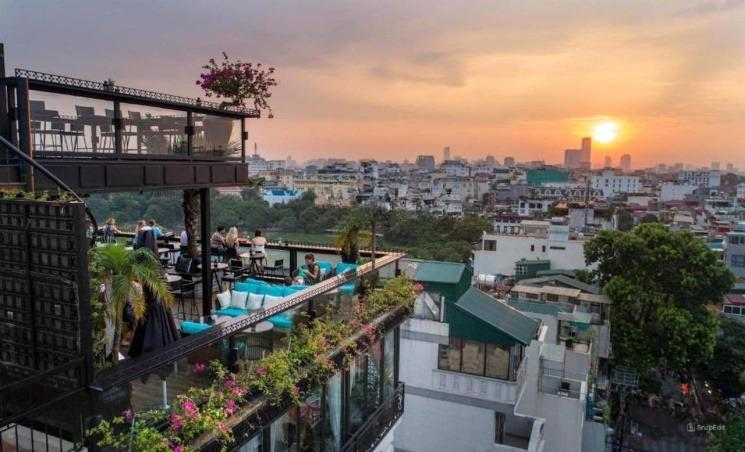Hotel & Spa 4* Phố Cổ Cửa Nam 27 Phòng 10 Tầng 190 Tỷ -Skybar Nội Thất Hoàng gia
