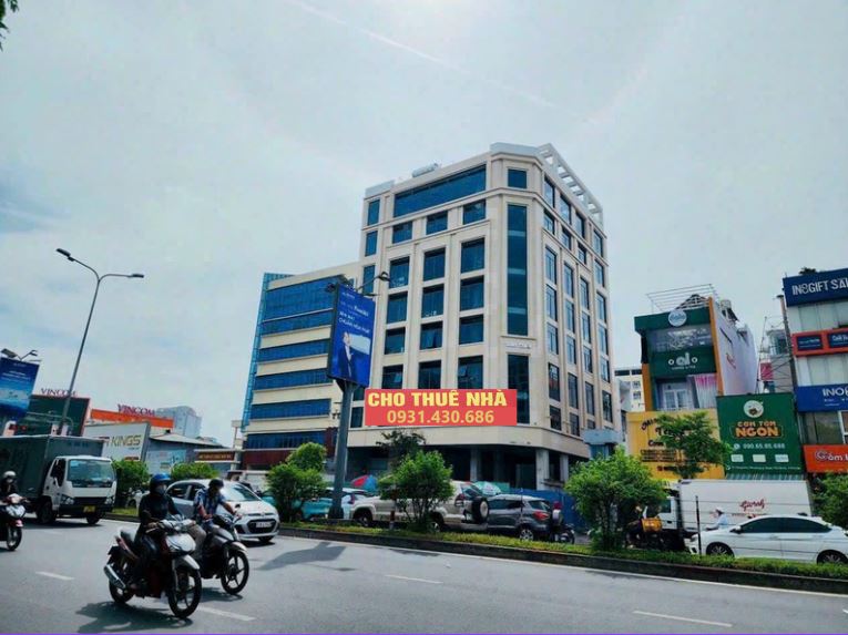 Tòa nhà mới xây cho thuê: 21-23-25-27 Cộng Hoà, P.4, Q.Tân Bình : 3000m2 sàn
