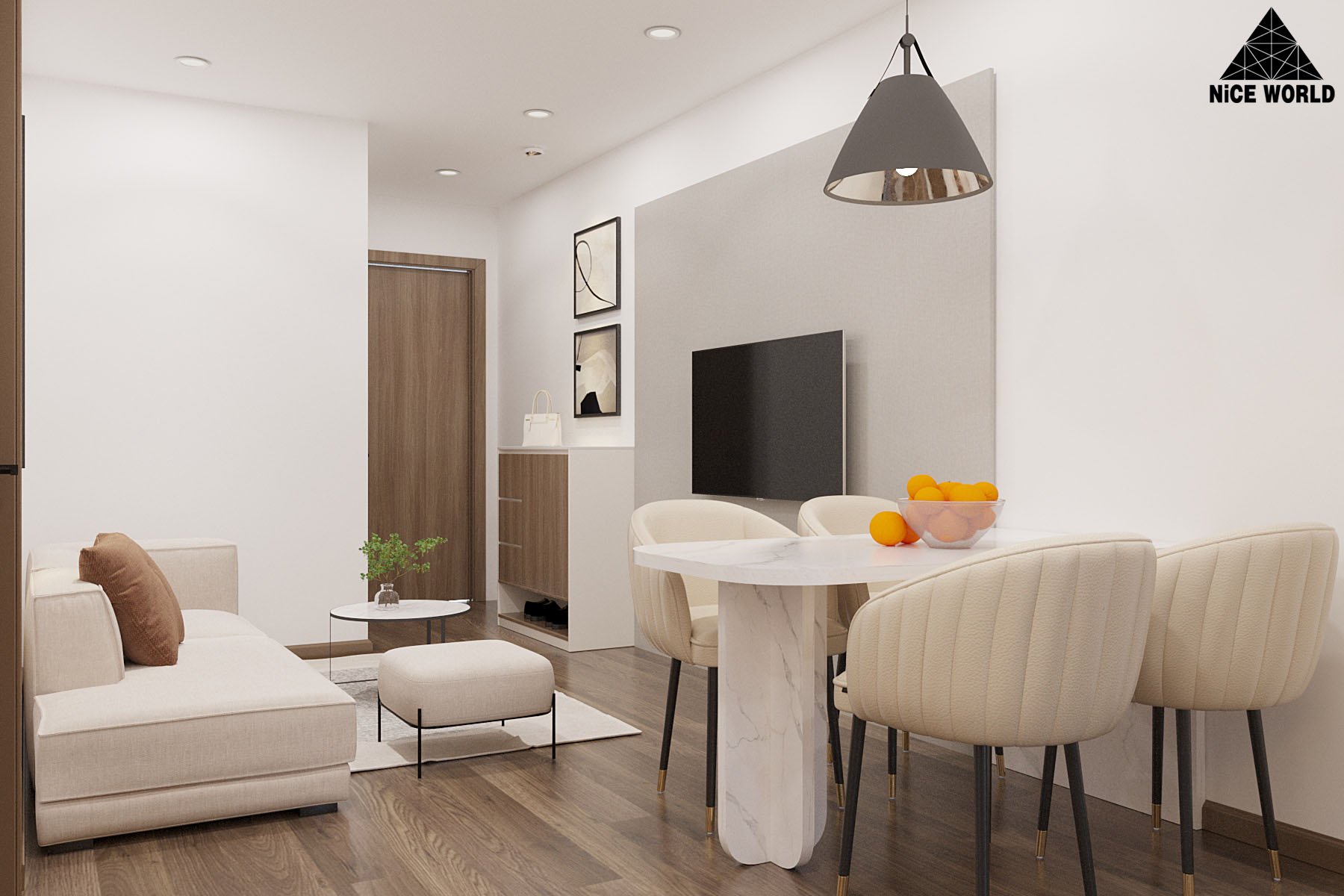 - CĂN HỘ 2PN 2WC NHÀ MỚI 100% KHÔNG NỘI THẤT GIÁ CHỈ .6X TỶ