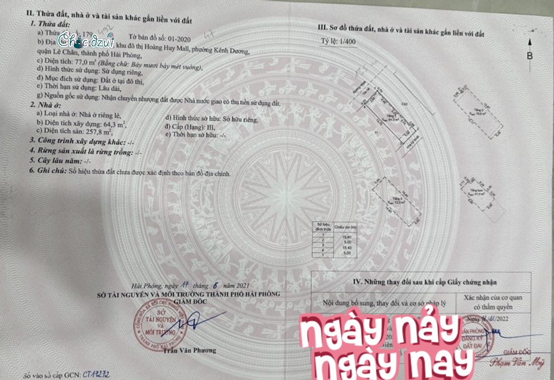 Siêu phẩm xẻ khe Hoàng Huy Mall, diện tích 77m 4 tầng GIÁ 10 tỉ hàng hiếm