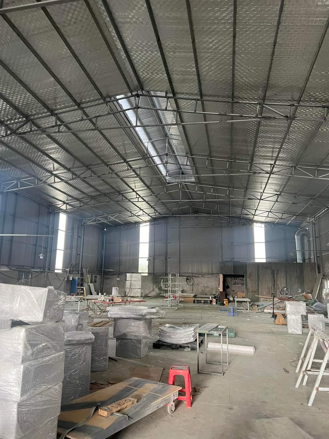 Cho thuê kho xưởng tại Ninh Sở, Thường Tín, Hà Nội. Diện tích 730m xưởng cao 8m giá 25 triệu