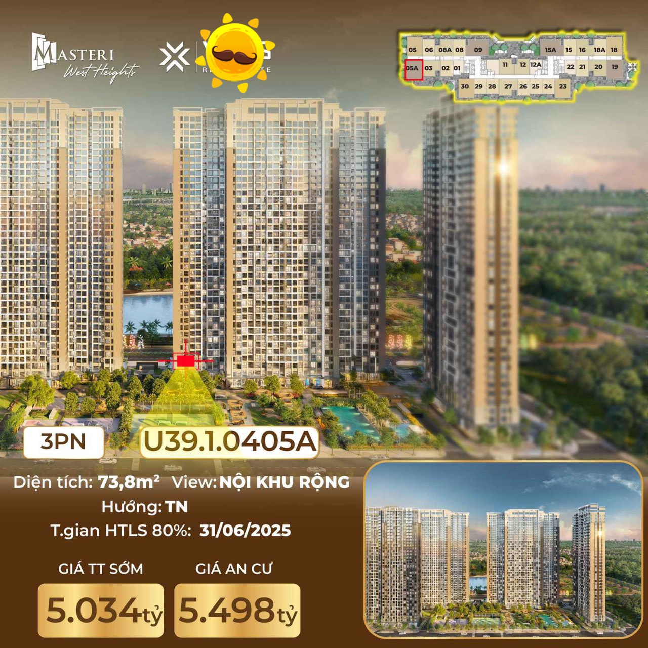 BÁN CĂN 3PN VINHOME SMART CITY SIÊU HOT PHƯỜNG TÂY MỖ, QUẬN NAM TỪ LIÊM, HÀ NỘI