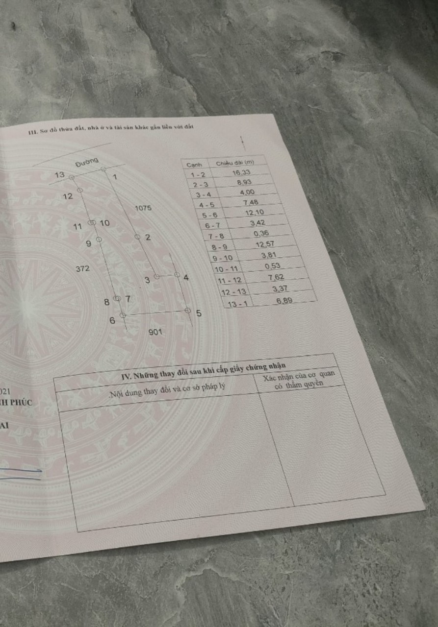 CHÍNH CHỦ CẦN BÁN LÔ ĐẤT Ở XÃ NGỌC THANH – PHÚC YÊN – VĨNH PHÚC.