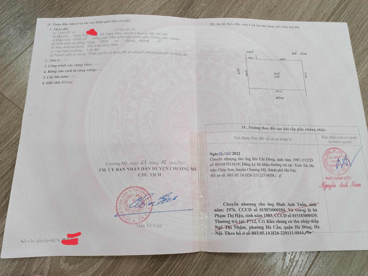 150m full thổ cư - phân lô tách - nghỉ dưỡng - đường ô tô đỗ cửa - cách ql6 chỉ 700m - sát ngay thị trấn chúc sơn