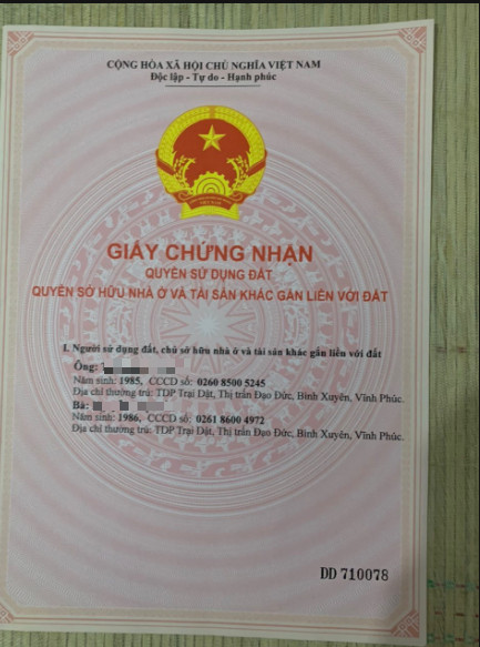 Chính chủ cần bán gấp lô đất tại An Hòa, Tam Dương, Vĩnh Phúc.