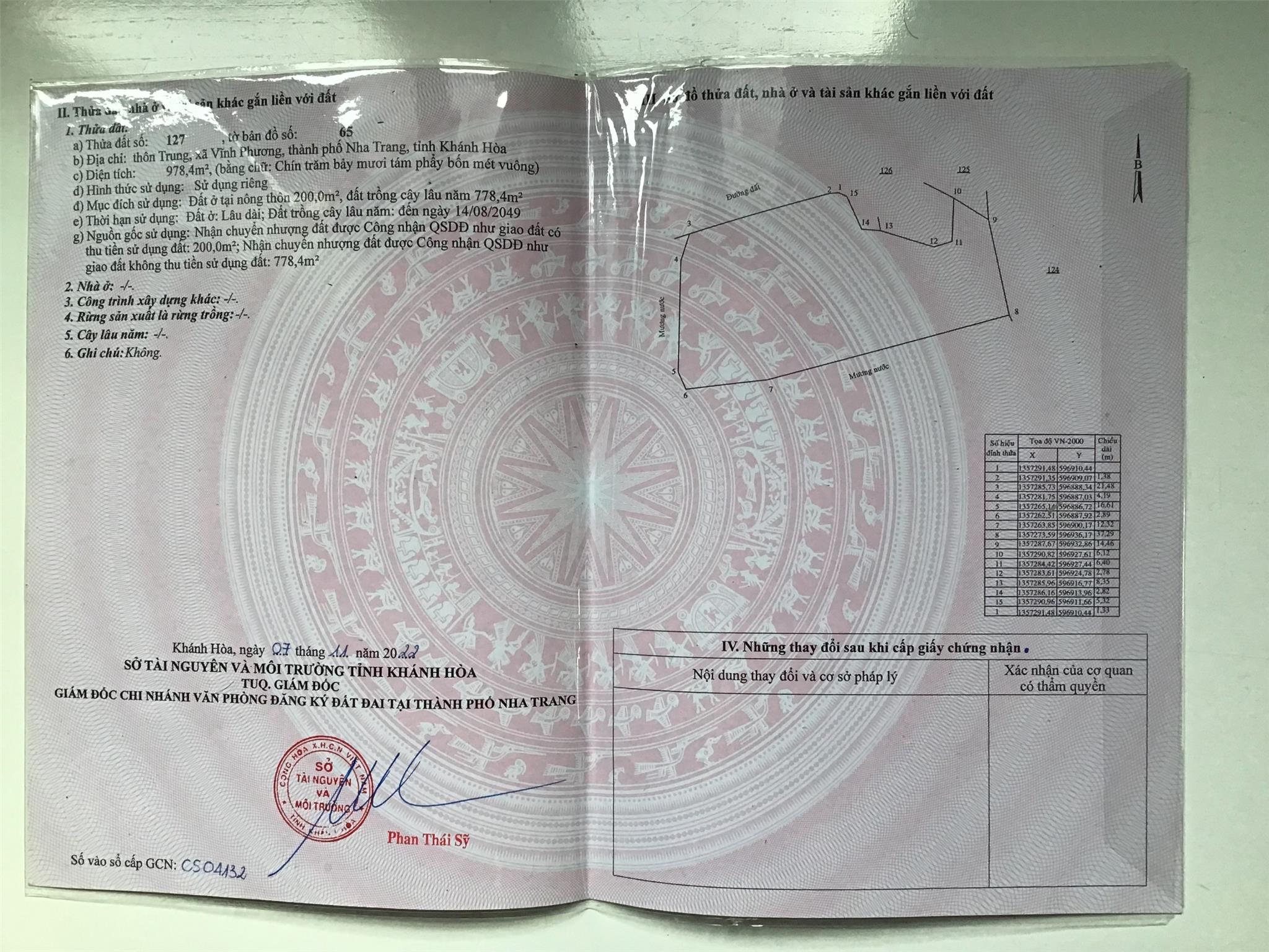 Sở Hữu Ngay lô đất vị trí đẹp tại tp Nha Trang, tỉnh Khánh Hòa