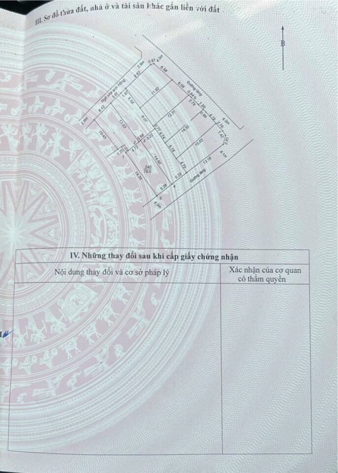 Diện tích 76m full thổ cư Đông Sơn Cách QL6 chỉ hơn 300m Mặt tiền = hậu 5,28m x sâu 14,3m, khuôn xây nhà đẹp Đường