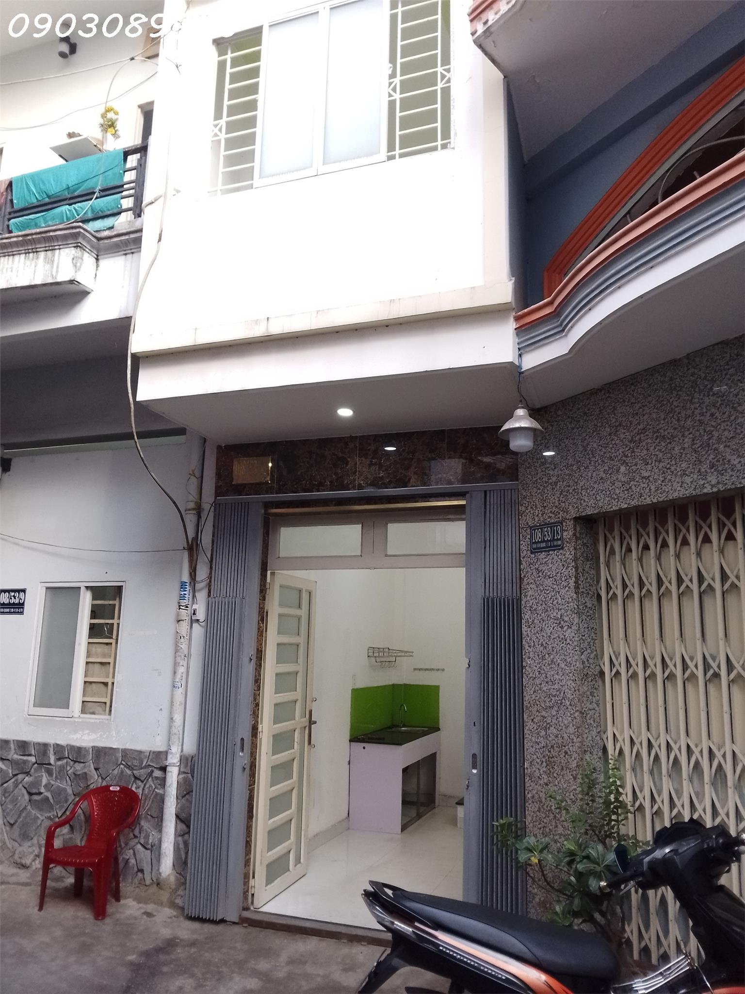 Chính chủ cho thuê nhà nguyên căn 1 trệt 2 lầu đúc (2PN, 2WC) 108// Trần Văn Quang, P.10, Q.Tân Bình