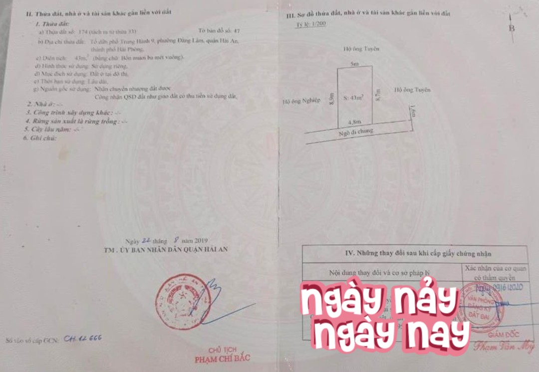 Bán nhà Đông Trung Hành, diện tích 43m 3 tầng ngõ cực nông GIÁ 2.42 tỉ giảm mạnh