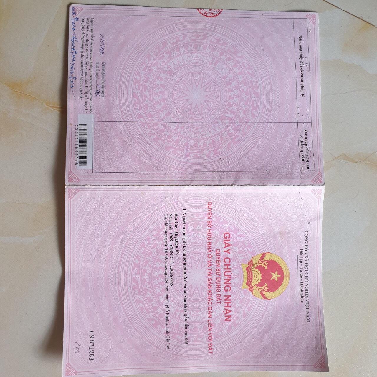 Đất Đẹp - Giá Tốt - Chính Chủ Cần Bán Lô Đất Vị Trí Đẹp Tại 580/1 Trường Chinh Thành phố Pleiku tỉnh Gia Lai