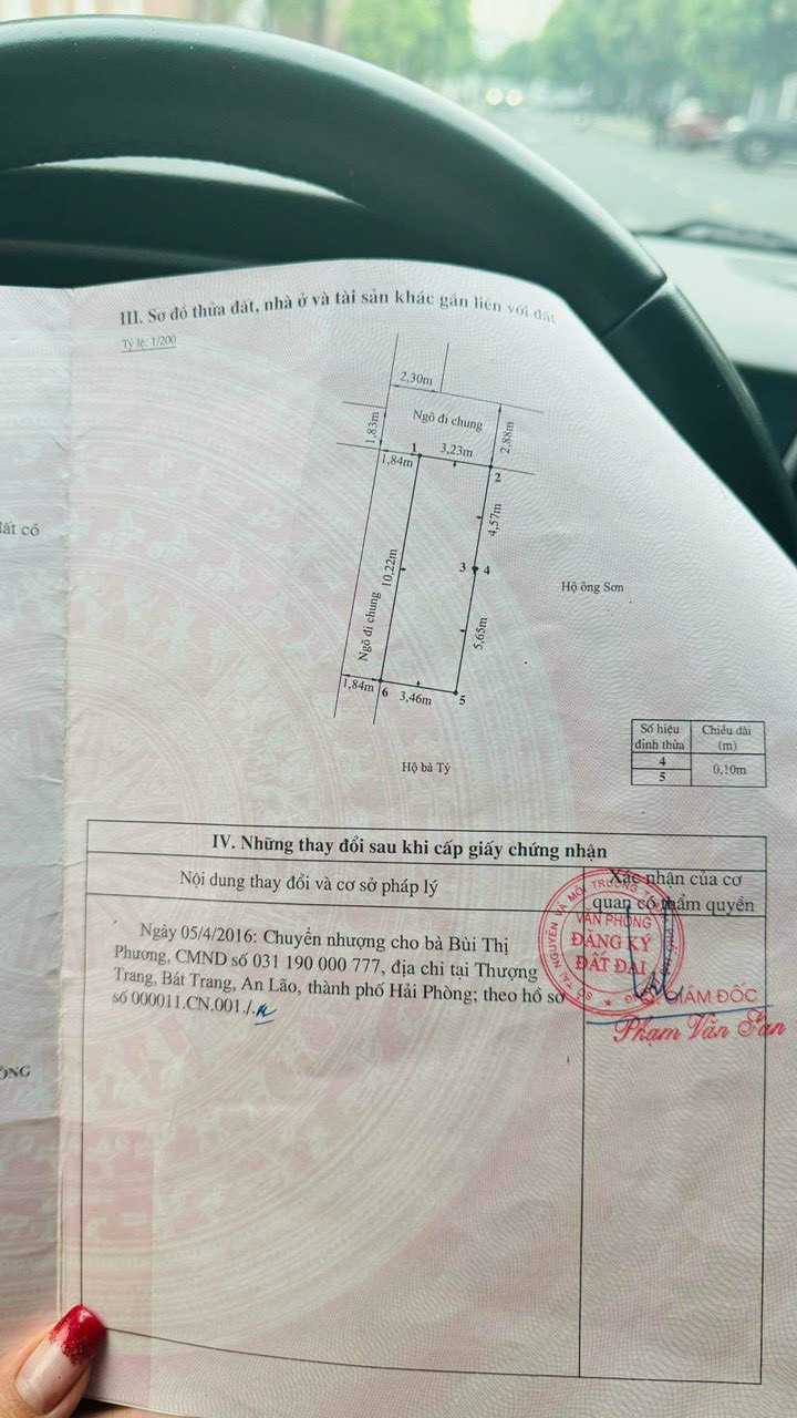 Bán nhà 4 tầng 35m2 mặt ngõ Trần Nguyên Hãn, Lê Chân, Hải Phòng. 2,38 tỷ. Kinh doanh nhỏ