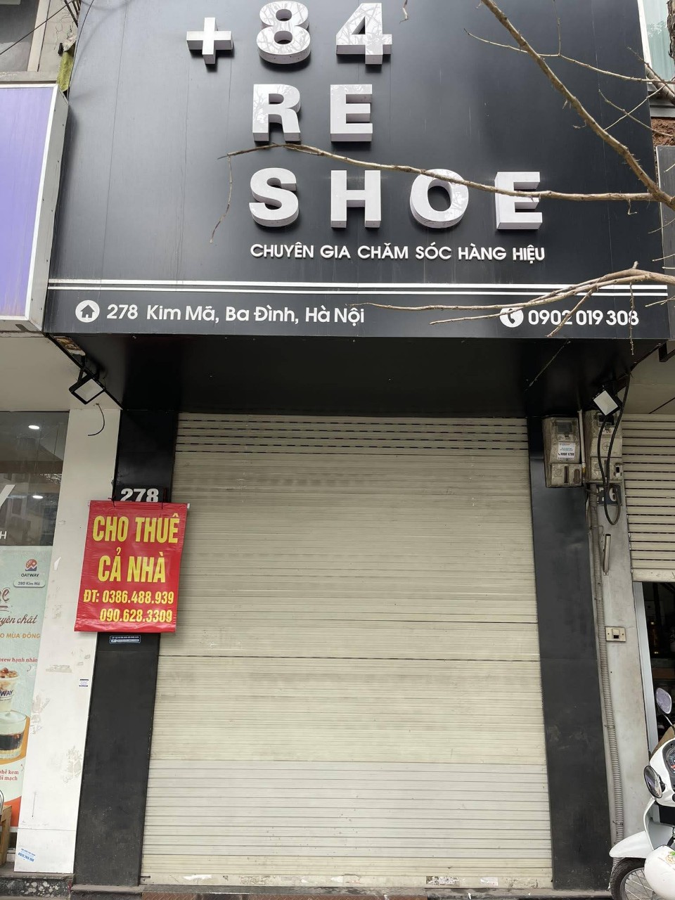 Cho thuê gấp cả nhà 5 tầng mặt phố 278 Kim Mã, Ba Đình