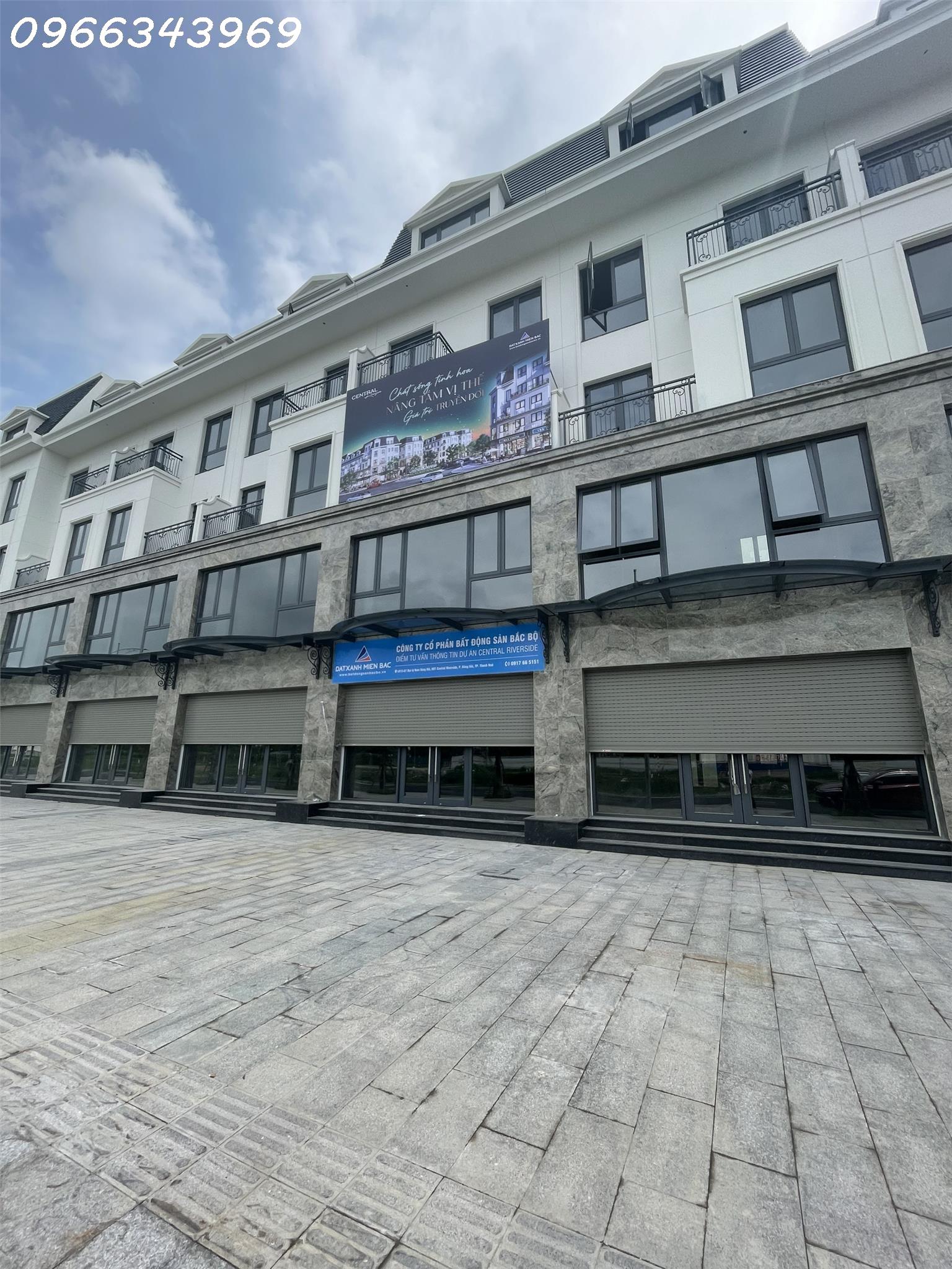 SHOPHOUSE CENTRAL RIVERSIDE. CHIẾT KHẤU 30%. LH: 0966343969