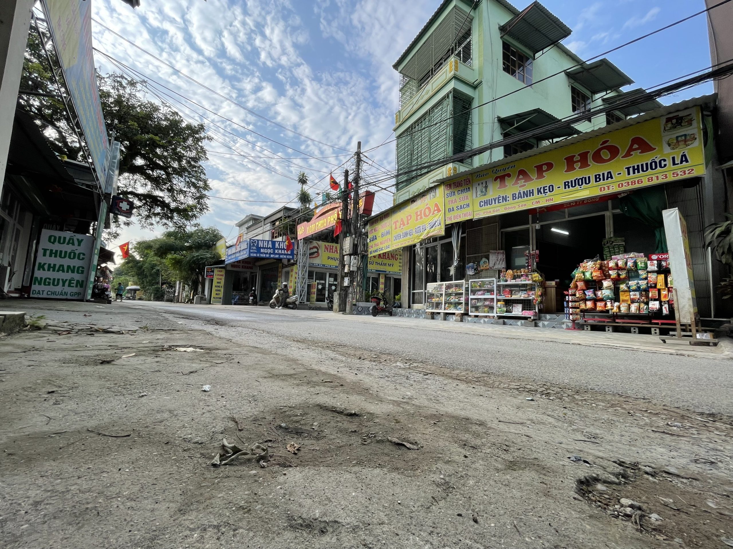 166.9m đường KINH DOANH Liên xã Đông sơn . chương mỹ