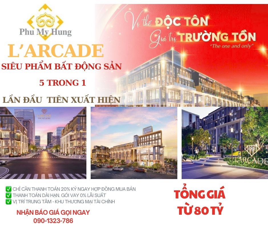 Phú Mỹ Hưng mở bán 37 Bất Động Sản Đặc Biệt. Siêu hiếm. Vị trí đắc địa. Nhận thông tin PKD 0901323786