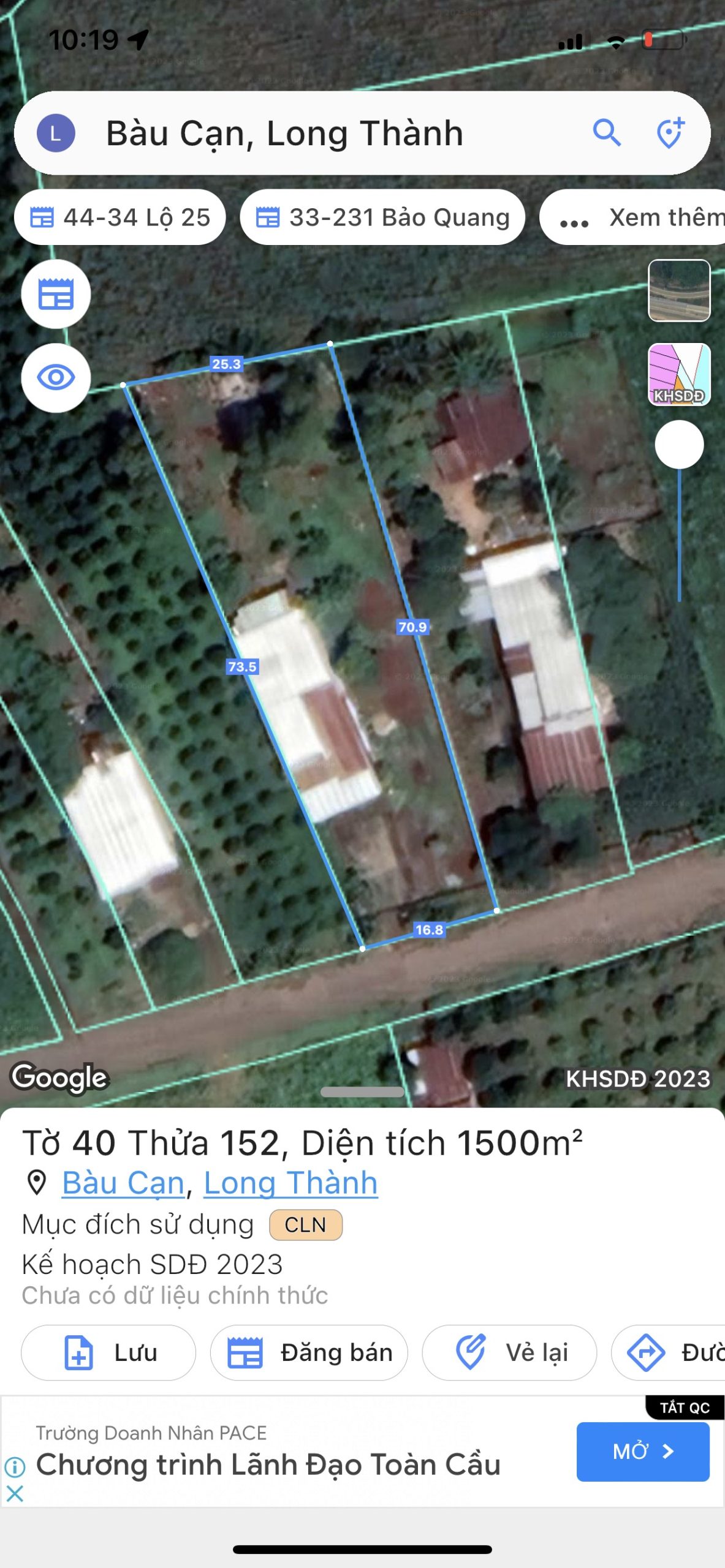 Bán đất Sân bay Long Thành tại Bàu Cạn giá tốt