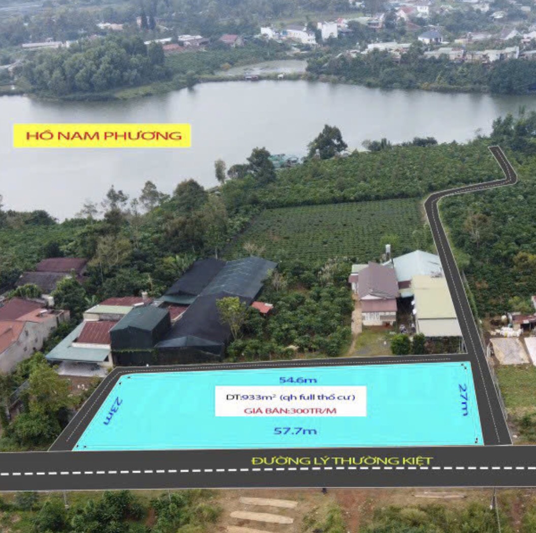 Chính chủ rất cần bán lô đất 57 mét Mặt Tiền Lý Thường Kiệt ngay Hồ Nam Phương trung tâm Thành Phố