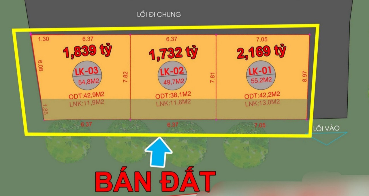 Ra mắt 3 lô đất thị trấn giá chỉ từ 1 tỷ đến hơn 2 tỷ Ngõ oto vào tận đất Tiện ích xung quanh không thiếu một thứ