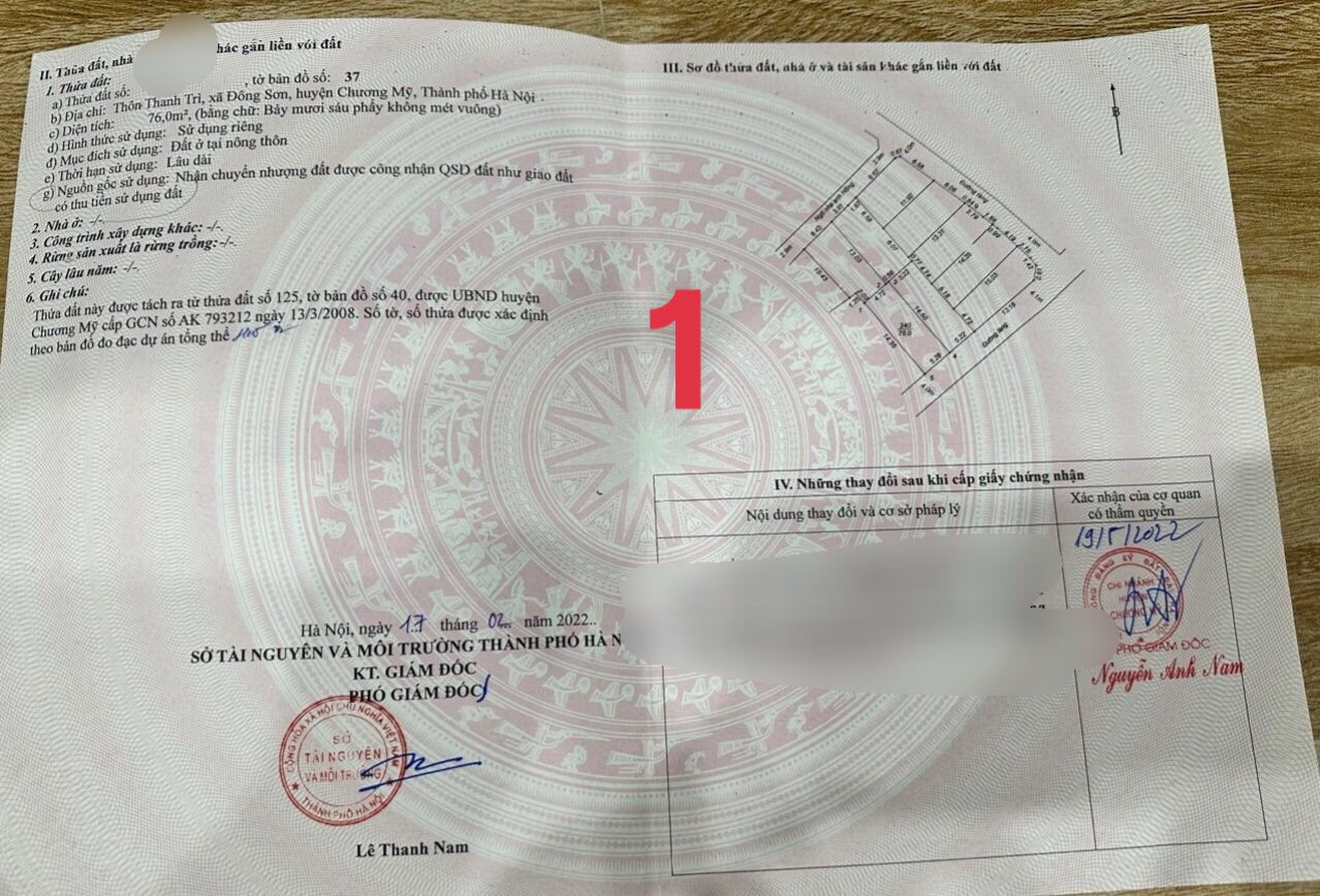 Chủ nhà cần bán lô đất tại thôn đông Sơn Dt86 m : đường ô tô thoải mái Cách ql6 300 m khu dân cư đông đúc mà thân