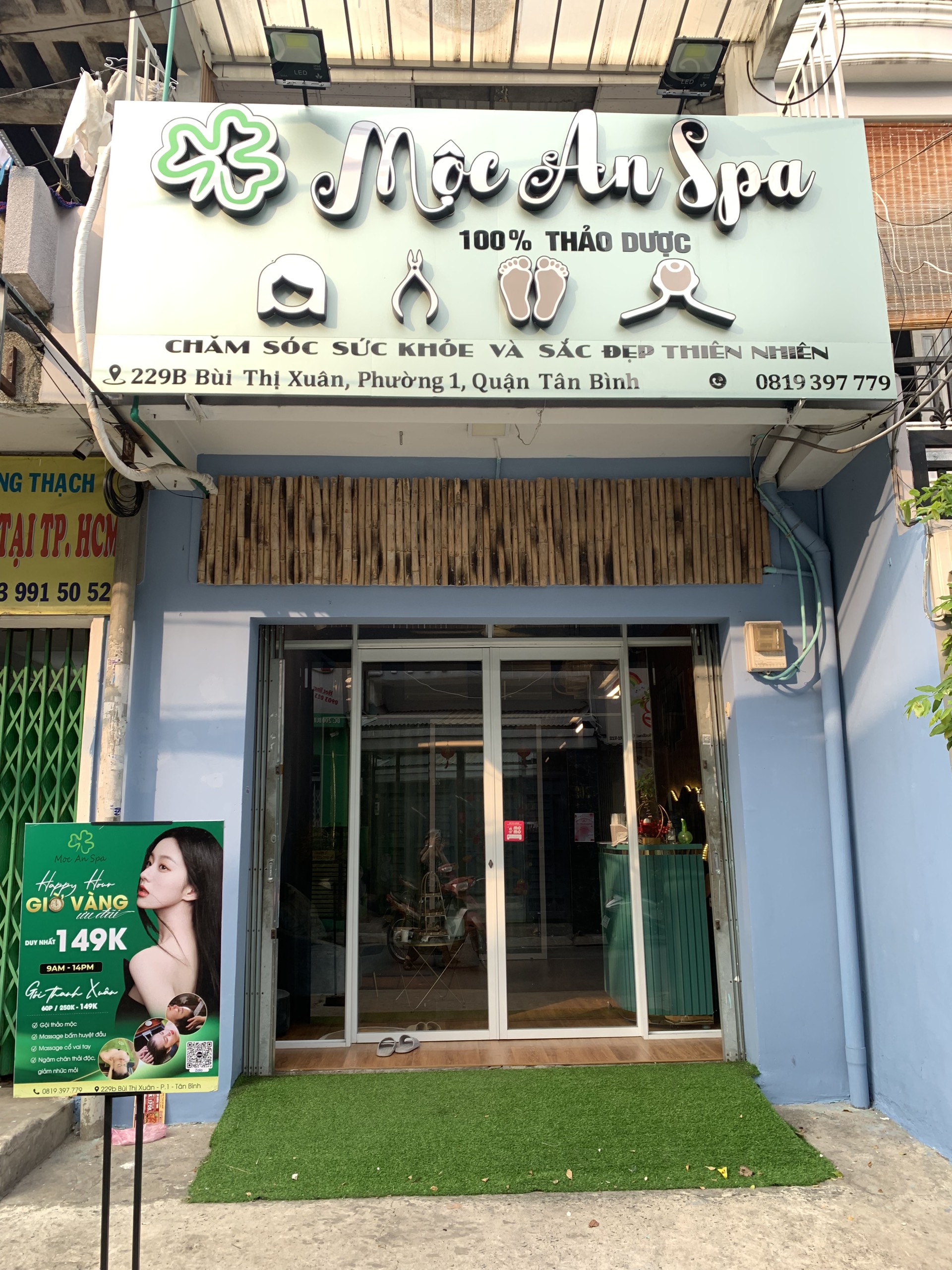 Quận Tân Bình , HOT HOT ! Nhanh còn ! Đầu tư 400 tr Sang Rẻ Chỉ 99 tr – Spa Gội Đầu Dưỡng Sinh, Tel :