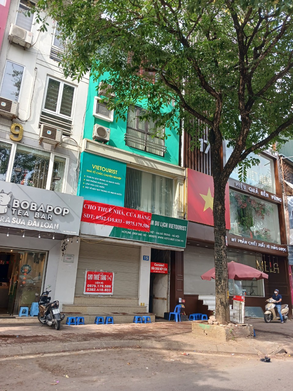 Chính chủ cho thuê mặt bằng tầng 1+2 mặt tiền 15 Đại Cồ Việt, Hai Bà Trưng, Hà Nội