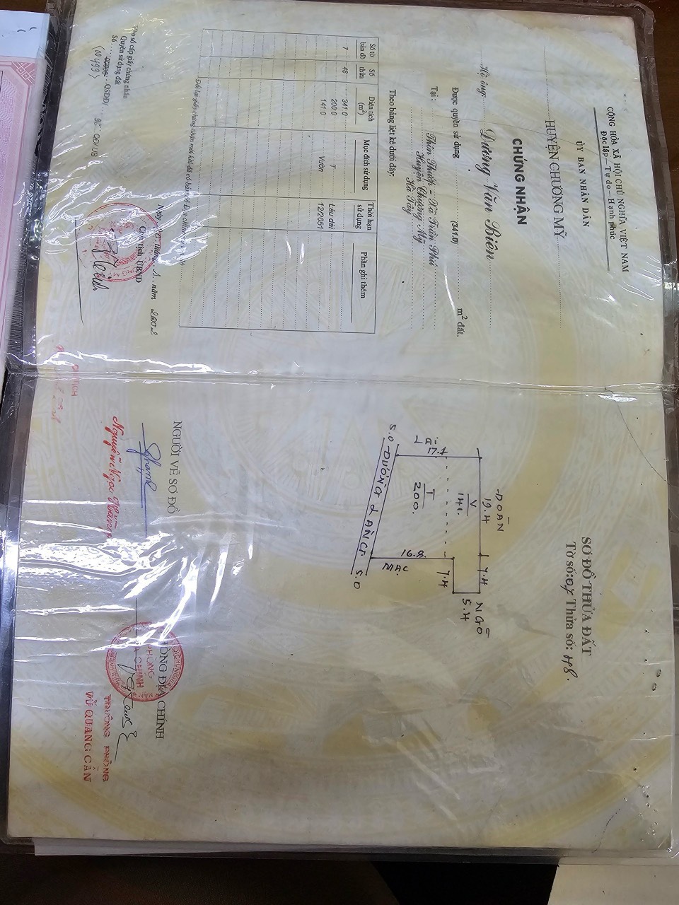 Hàng mới ra lò dt 341 m Thôn Thướp Trần Phú Đường ô tô thoải mái thông tứ tung tránh nhau thoải mái Sẵn nhà máy bằng