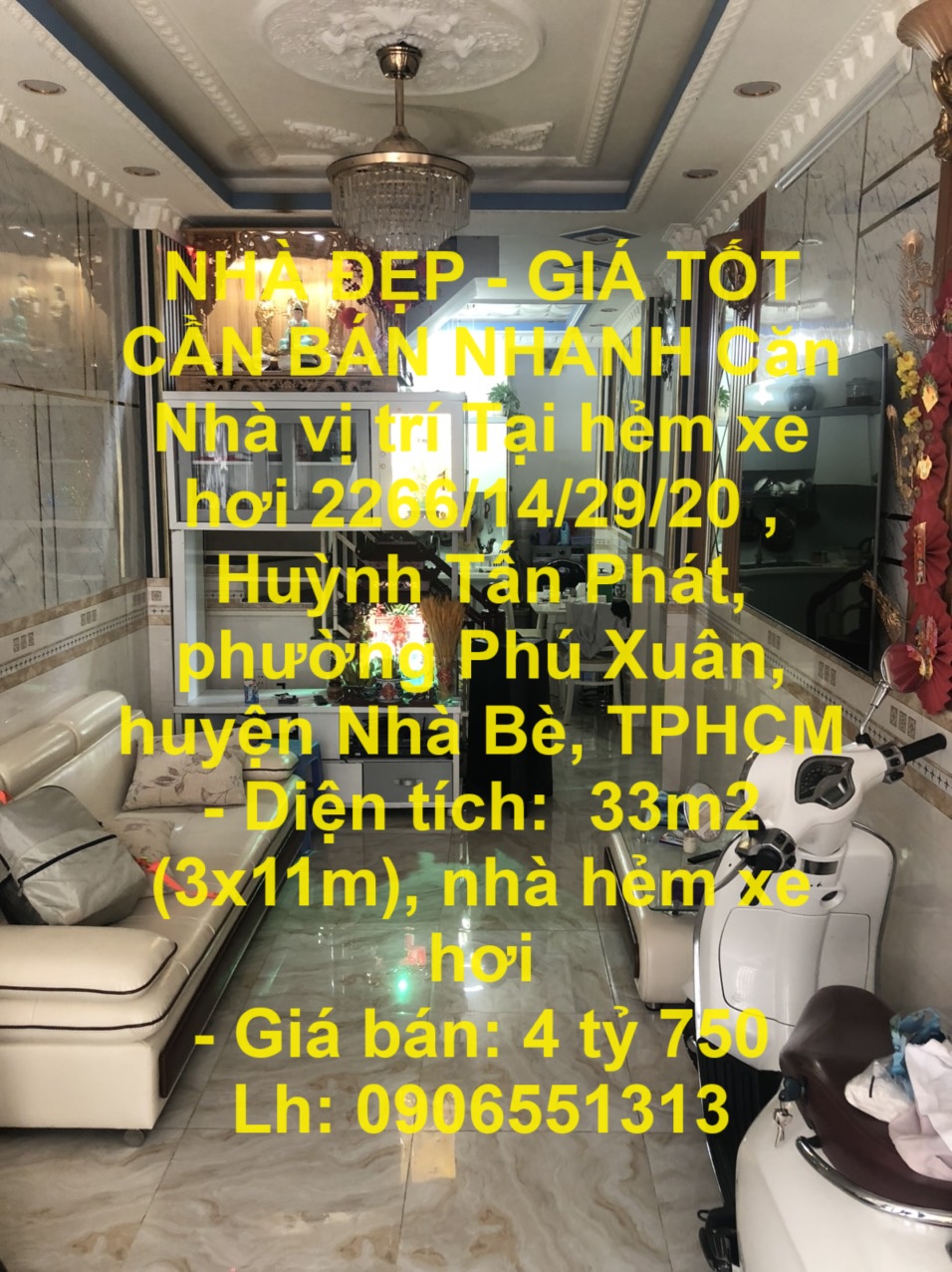 NHÀ ĐẸP - GIÁ TỐT CẦN BÁN NHANH Căn Nhà vị trí Tại huyện Nhà Bè, TPHCM