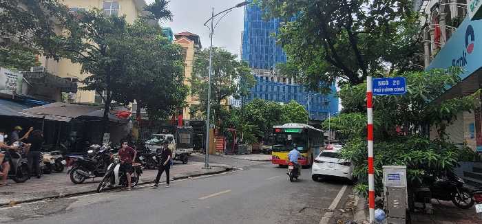 MẶT PHỐ THÀNH CÔNG 60M2 MT4.6 GIÁ 26.5 TỶ, KINH DOANH, VỈA HÈ, LO GÓC