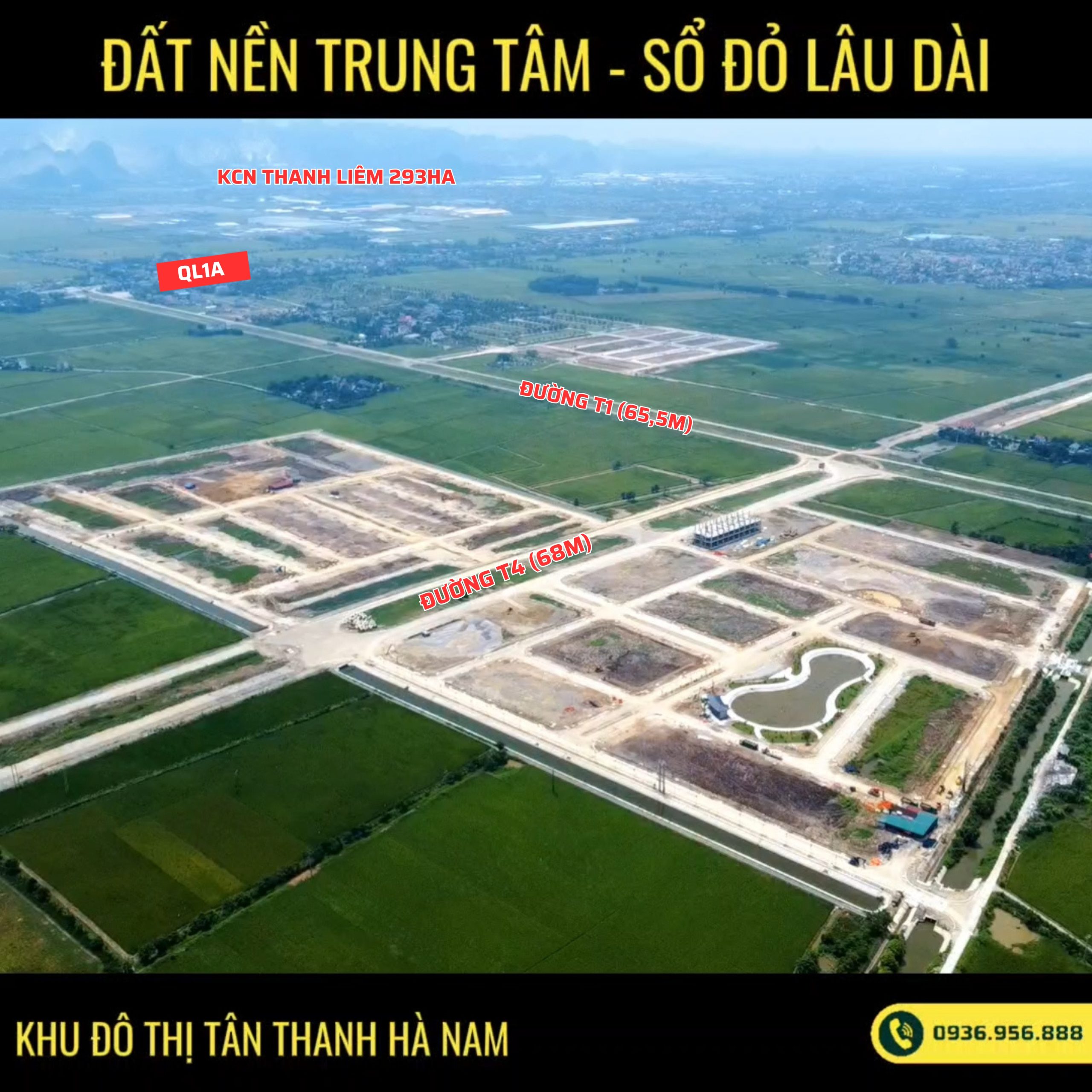 Bán đất nền dự án Khu đô thị Tân Thanh Elite City Hà Nam gần trung tâm hành chính huyện Thanh Liêm