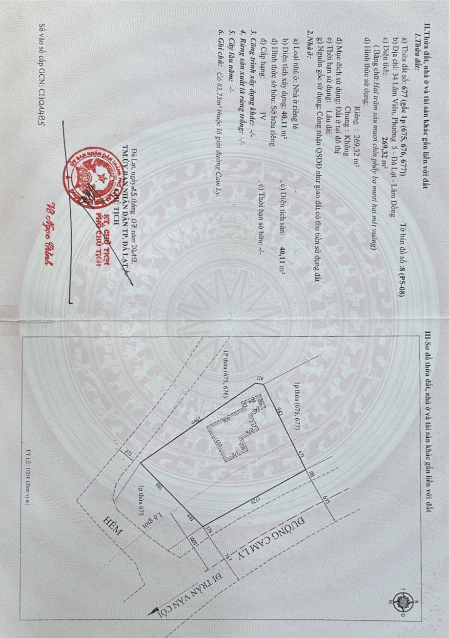 HOT HOT HOT !!! NHÀ Chính Chủ - Giá Tốt - Cần Bán Nhà Tại Vạn Thành - Phường 5 Đà Lạt