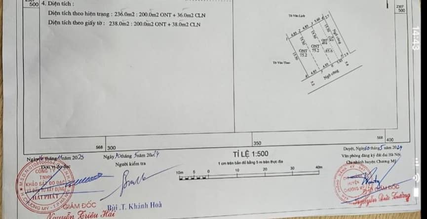 Cc gửi bán 75m2/1 lô, nhỉnh 1 tỷ/lô, Đại Yên Chương Mỹ, Đường ô tô tải thông, tránh nhau.