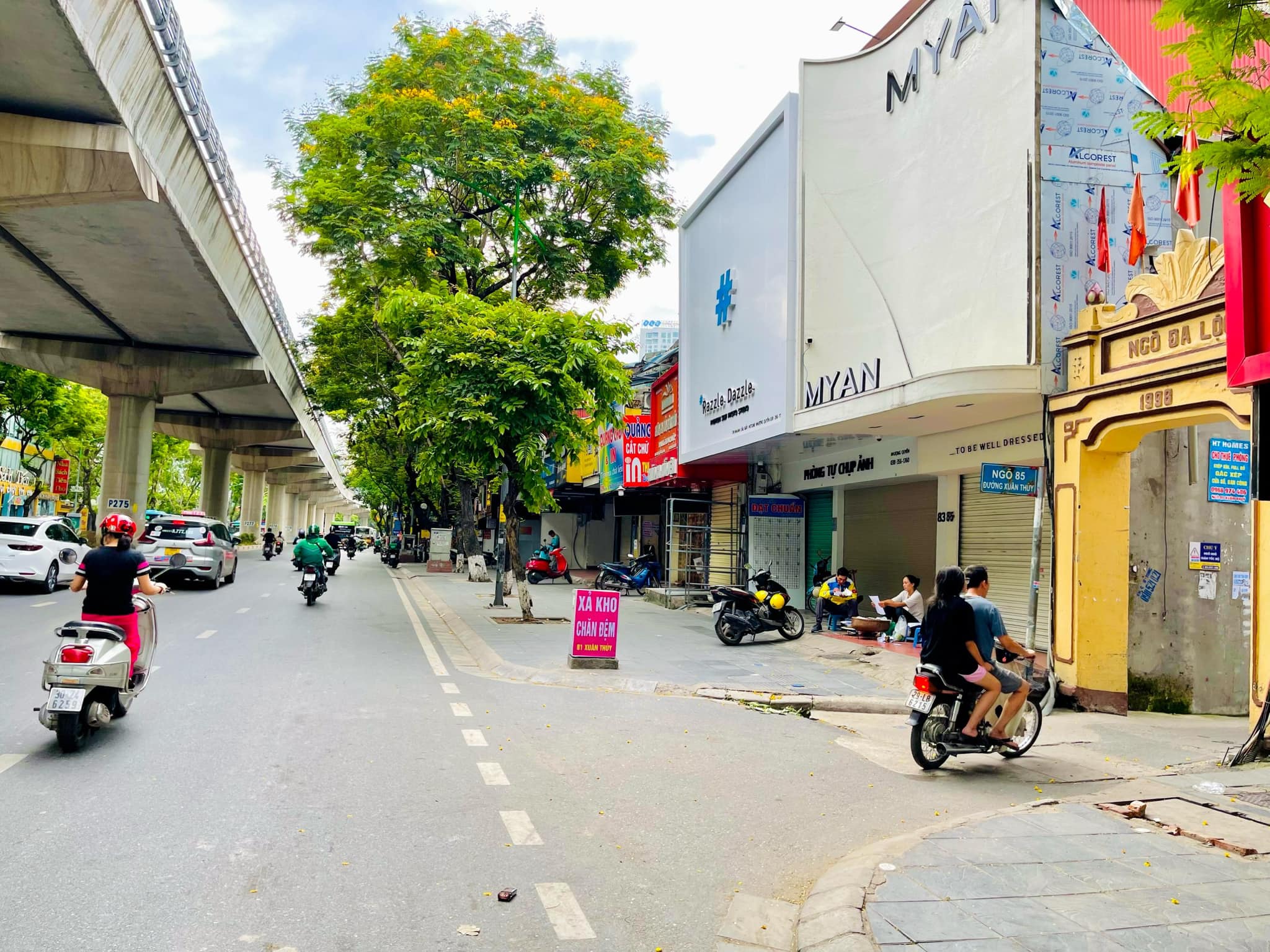 GIÁ ĐẦU TƯ-VỊ TRÍ ĐẮC ĐỊA- Phố Xuân Thủy,Cầu Giấy 60m2/ MT 5.4m chỉ 13.8 Tỷ