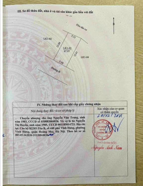 Chính chủ bán 68m2, 2.x tỷ, đấu giá Phú Nghĩa, Chương Mỹ, Hà Nội, phân lô vỉa hè - đường trục chính xe tải tránh