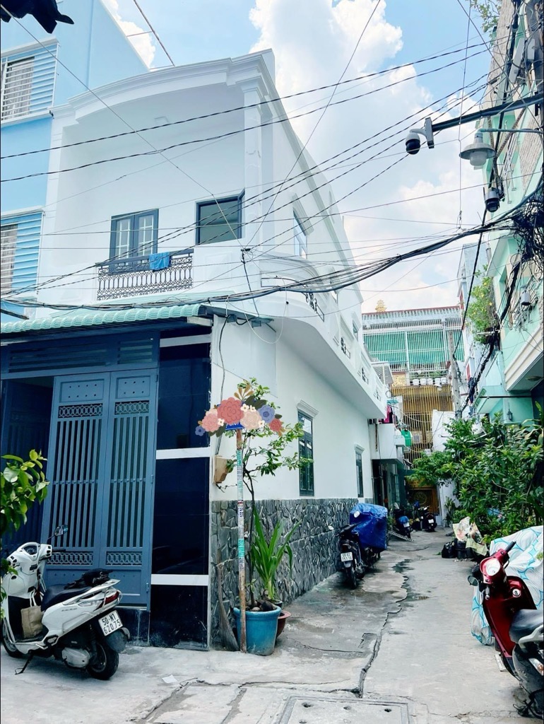 BÁN NHÀ CƯ XÁ PHÚ LÂM A-P.12-QUẬN 6(Hẻm 5m)(56m2_4x14x2 TẦNG) 5,2 TỶ TL_CẠNH CÔNG AN PHƯỜNG 12