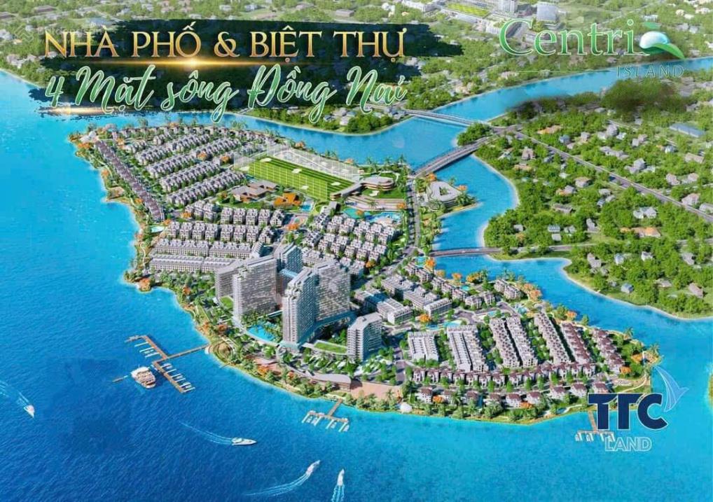 Bán căn biệt thự Cetria IsLand Tân Vạn, DT: 120 - 250m2, XD: 3 tầng, giá 8 tỷ/căn