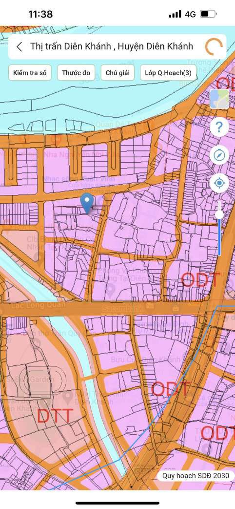 BÁN NHANH LÔ ĐẤT THỔ CƯ TẠI THỊ TRẤN DIÊN KHÁNH GIÁ CHỈ 1,65 TỶ!!