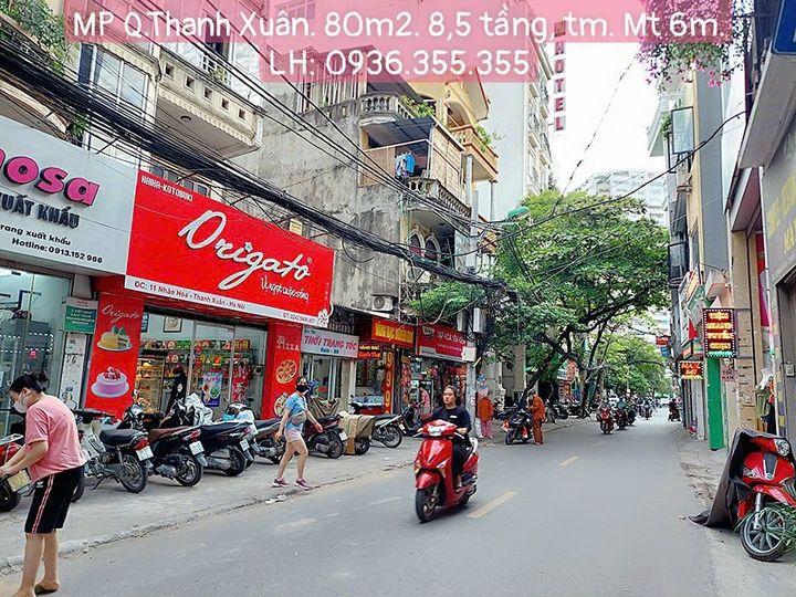 Chính Chủ Bán Nhà Mặt Đường Nhân Hoà, 80m2, 9 Tầng, MT 6m, Giá Rất Rẻ, @0936.355.355